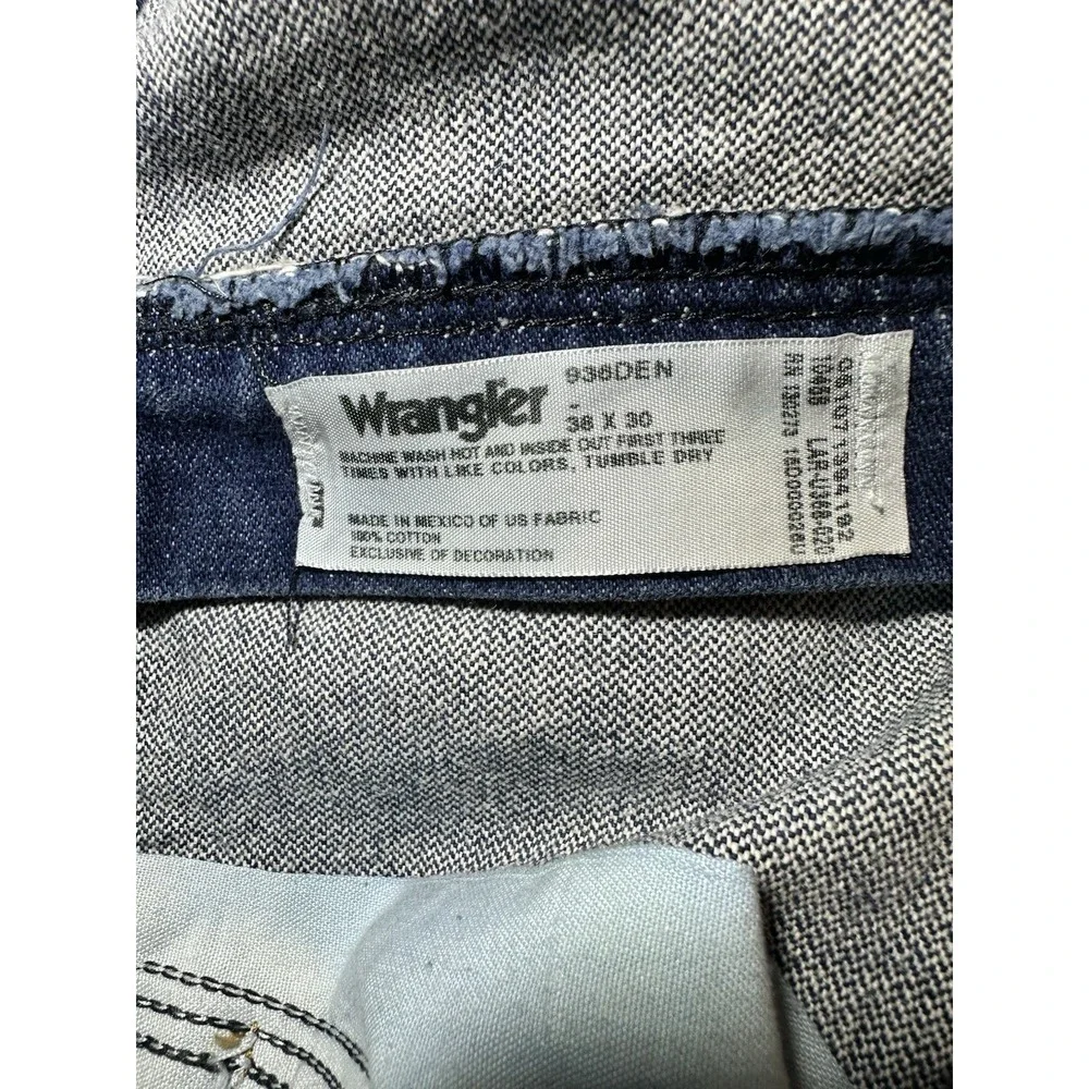 Wrangler Men's Jeans Lot 8 Pairs Blue Denim Size 38x30 Western Cowboy Style